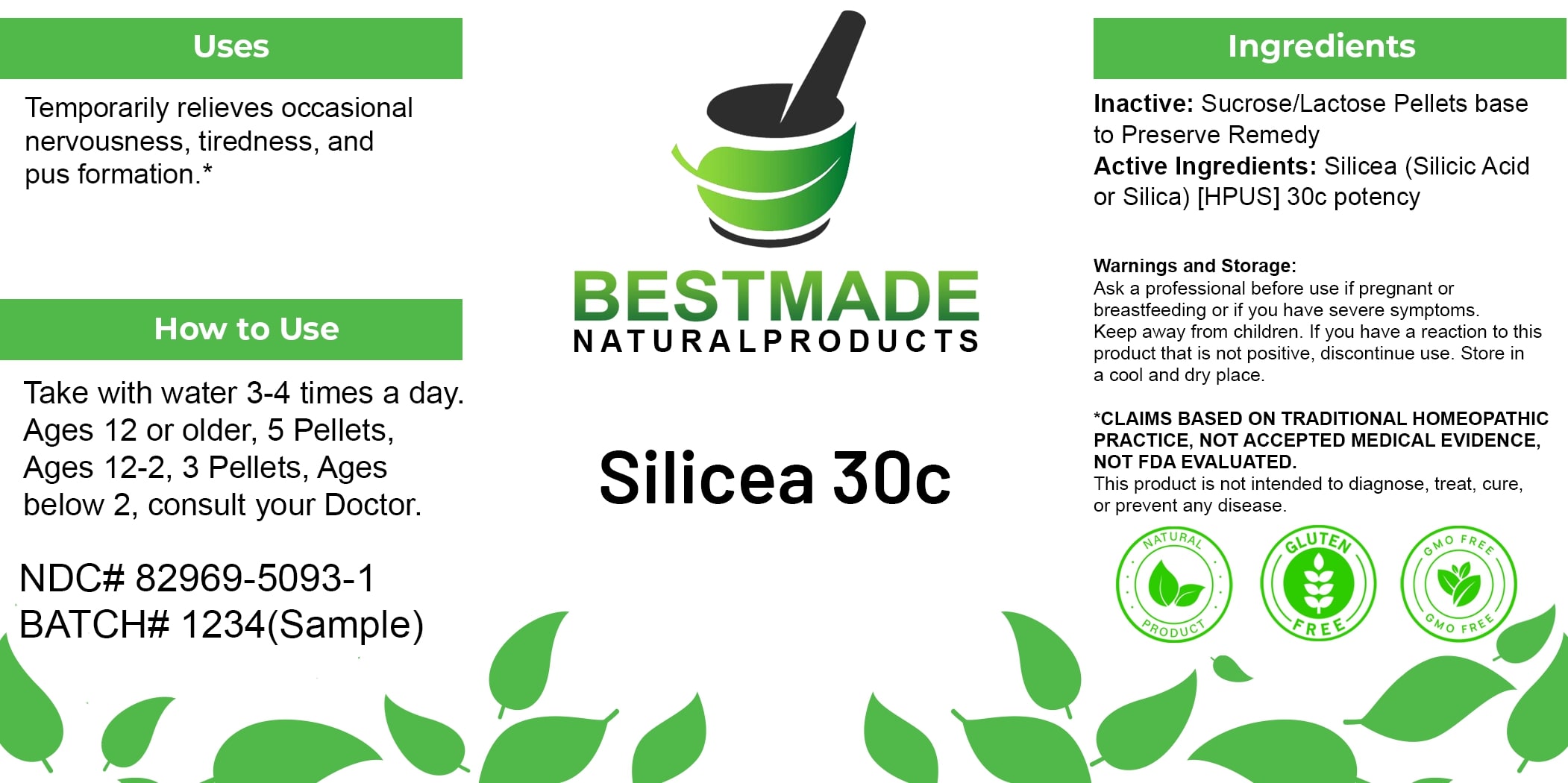 Bestmade Natural Products Silicea